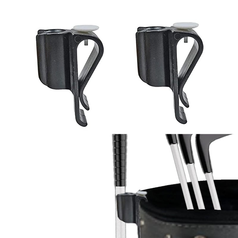CaoXiong 2 Pack Golf Putter Clip Golf Bag Clip on Putter Clamp Holder Golf Putter Clips Organizer Ball Marker for Golf Accessories - Image 1